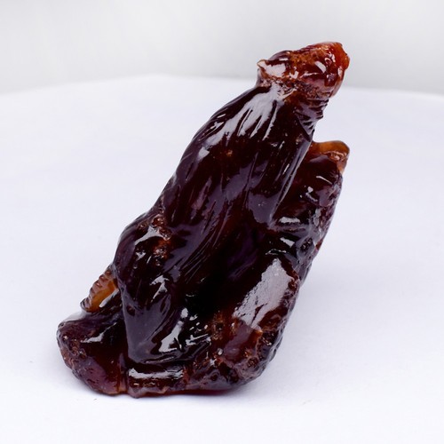 π 98.20ct Smiling Tiger Roaming For Food Natural Orange Spessartite Garnet Gem - Picture 4 of 7