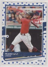 2020 Panini Donruss Independence Day Francisco Lindor (Base) #148 0v7