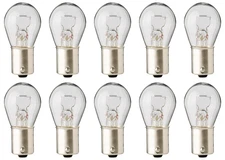 Box of 10 Bulbs 7501, 6V, 21W, P21W, BA15s base. Flosser 6670