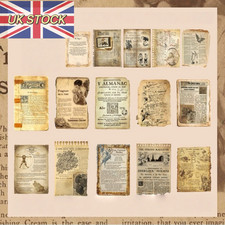 30 Pcs Vintage Scrapbooking Stickers Antique Ephemera Paper Pack