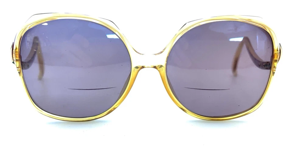 Gafas de sol Christian Dior Vintage 2271 80 amarillo rojo dorado marcos 57-16 130 para mujer Foto 2 de 4