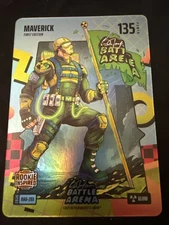 2026 Battle Arena Maverick 135 Glow 80s Rad Foil Rookie Card 1st Edition