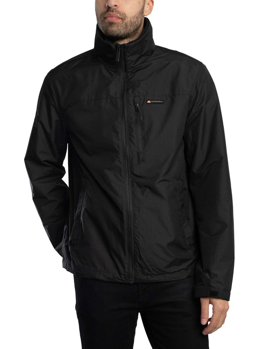 Superdry Men's Logo Windbreaker, Black | eBay