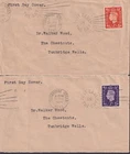 George VI - 31 January 1938 - First Day Cover of 2d and 3d