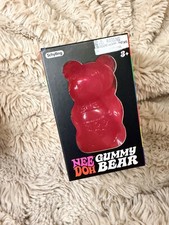 NeeDoh PINK GUMMY BEAR - Viral Squishy/Fidget Toy, NEW IN BOX AUTHENTIC SENSORY