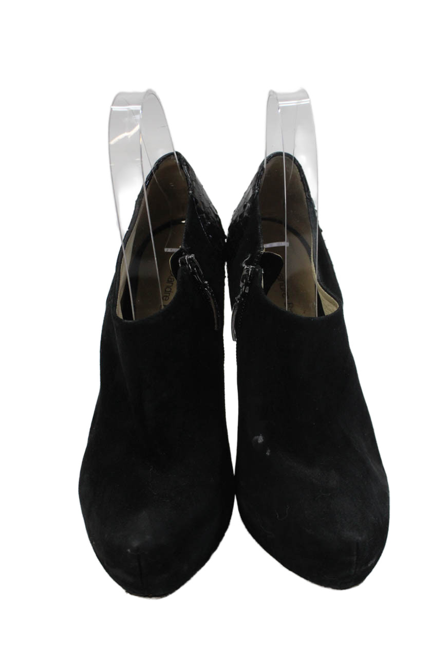 Alexandre Birman Womens Side Zip Python Skin Trim… - image 2