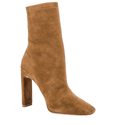 Raye Luxe Taupe Suede High Heel Vista Ankle Boots