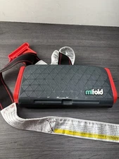 Mifold Grab-And-Go Compact Car Booster Portable Seat, 40-100 Lbs, Travel Seat