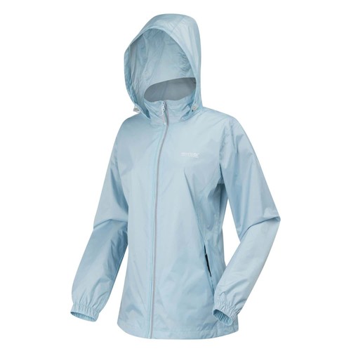 Damen Mantel Regatta Corinne IV wasserdichte packbare Jacke in blau - Bild 3 von 3