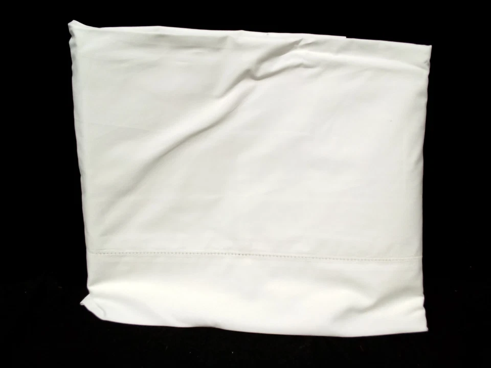 Matouk Standard Sham Vittorio White Sierra 350TC percal - estilo 21x27 #OKL011 Foto 4 de 4