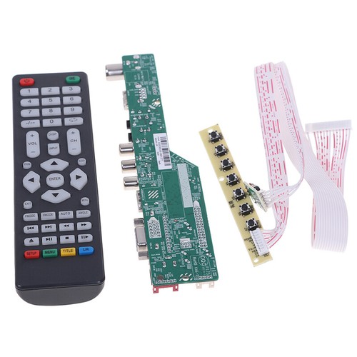 T.V53.03 Universal LCD TV Controller Driver Board V53 analog TV motherboardJ-wf - Photo 10/15