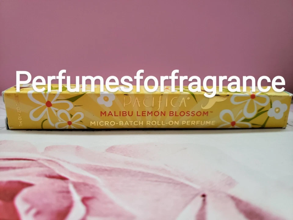 PACIFICA MALIBU LEMON BLOSSOM Micro-Batch Perfume Roll-On .33 oz/ 10ml NIB HTF - Image 3 of 4