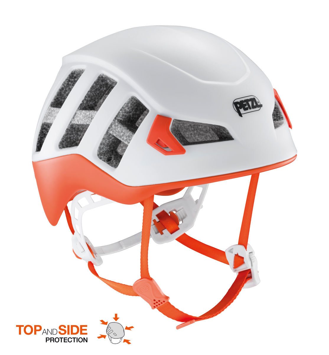 Petzl - Meteor rojo/naranja M/L (53-61cm) casco de escalada