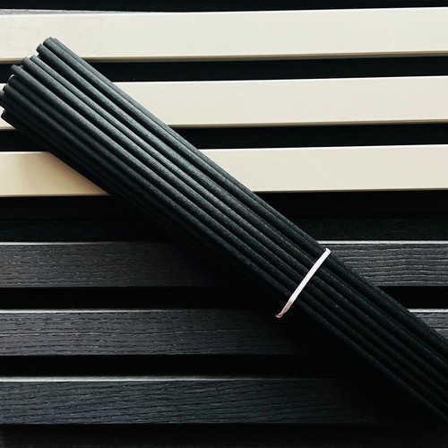 Fibre Reed Fragrance Oil Diffuser Replacement Sticks Black Grey White 30cm x 5mm - Picture 5 of 7
