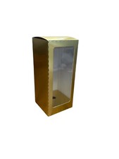 10 X GOLD WINE GLASS BOXES, DISPLAY BOX FOR WINE GLASSES, DECORATIVE, GIFT BOX