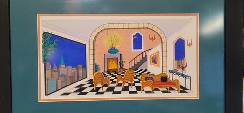 Fanch Ledan "Chicago Interiors" Serigraph Pencil Signed #rd/75 - Picture 1 of 9