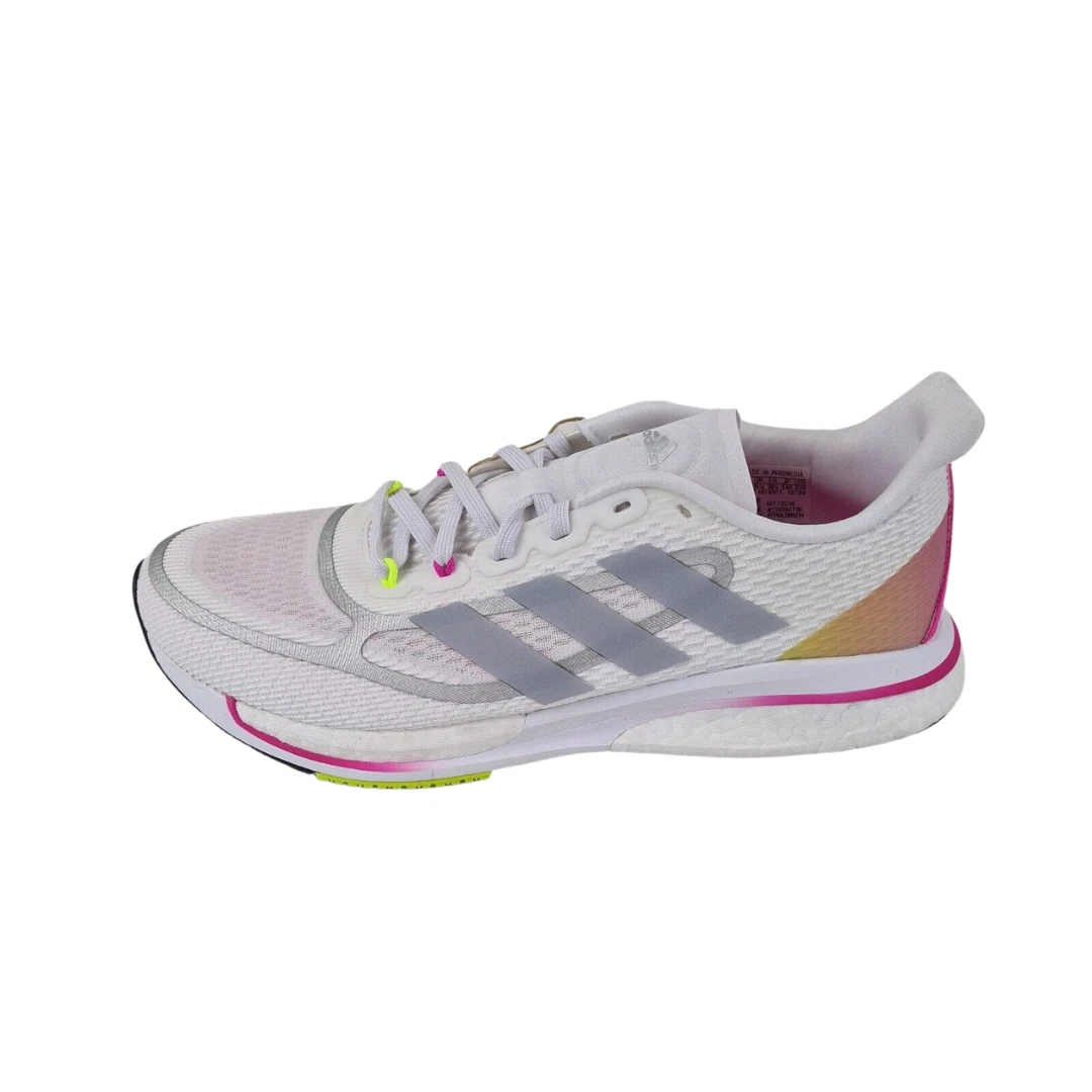 Supernova + FX6700 White/Pink/Silver Running Womens Shoes Mesh Sz 8 New | eBay