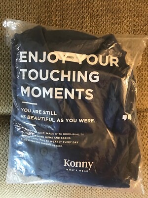 Konny Navy Blue Nursing Dress Size Large