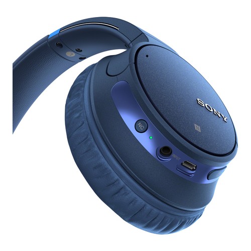 Sony WH-CH700N Wireless Bluetooth Noise Canceling Over-Ear Headphones - Blue - Picture 4 of 5