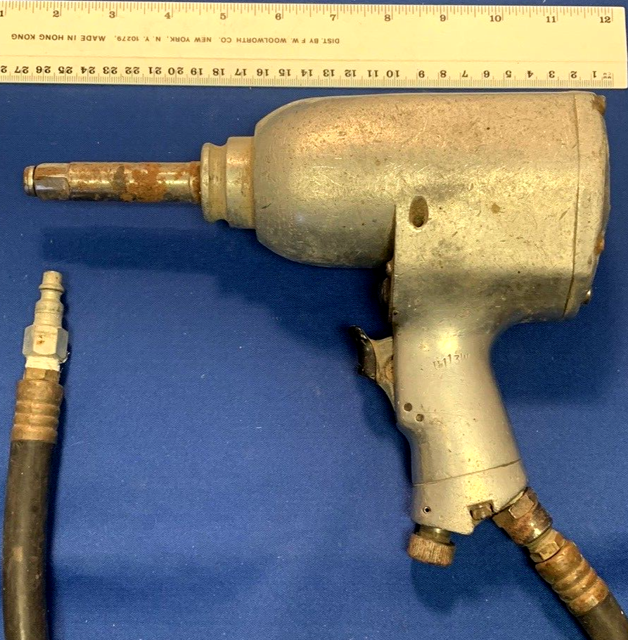 Vintage SK Tools 1/2" Dr Air Impact Wrench Mod 741 EXTENDED ANVIL