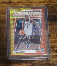 2022 Panini Optic #25 Kevin Durant Elite Dominators Red Gold Wave /99 