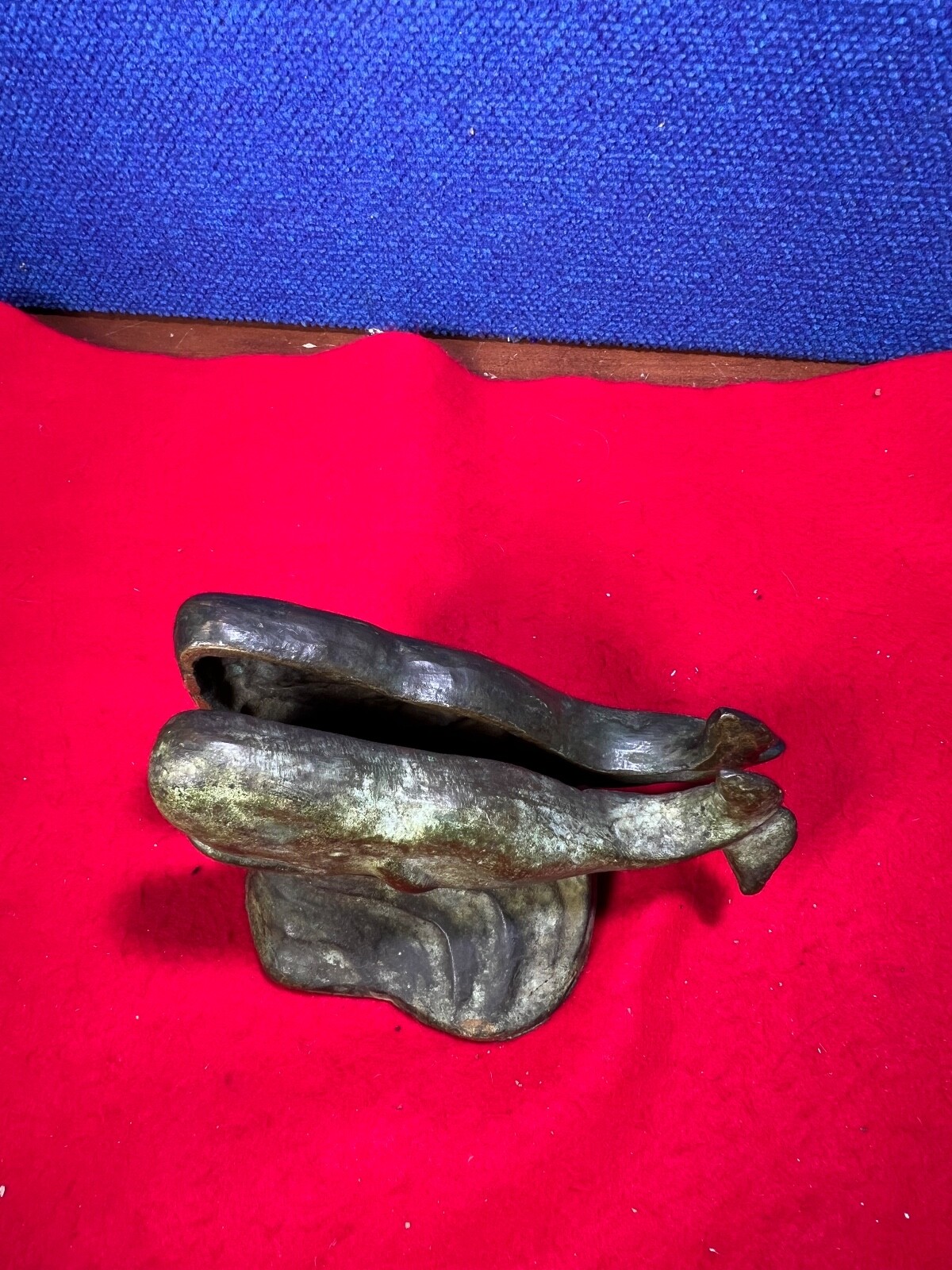 RARE FIGURAL **SPERM WHALE** BOOKENDS AA215. **ROYALSTON ARTS FOUNDRY