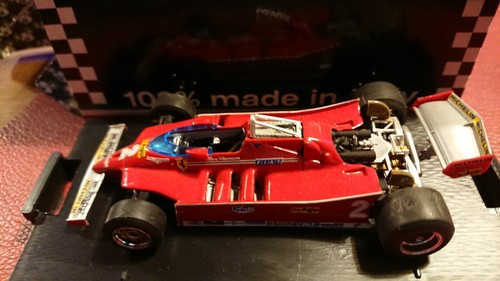 Ferrari 126CK G.Villeneuve 1980 Monza Brumm NO Hot Weels, Spark Minichamps - Photo 1/2