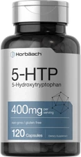 5HTP 400mg | 120 Capsules | Extra Strength | Non-GMO | by Horbaach