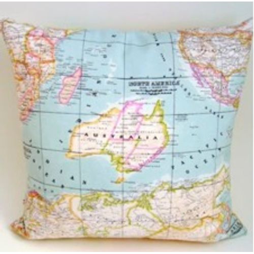 World Map Print Decorative Throw Pillow Cover Home Decor Accent Cushion Case 17