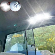 3 X LED White Interior Map Dome Light Bulbs for 1987-1996 Ford F150 F250 Bronco