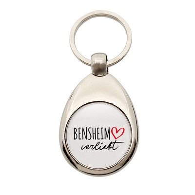 Schlüsselanhänger Bensheim verliebt Anhänger Geschenkidee Souvenir Präsent Wicht
