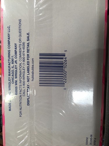 Wrigley Hubba Bubba Max caramelle gomma a bolle, 18 CT/5PZ SPEDIZIONE GRATUITA - Foto 2 di 2