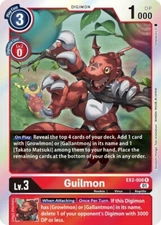 Guilmon - EX2-008 NM - Digimon TCG