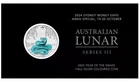 2024 2025 Australia Lunar SNAKE 1/4 oz Silver IN CARD Sidney Money Expo ANDA NEW