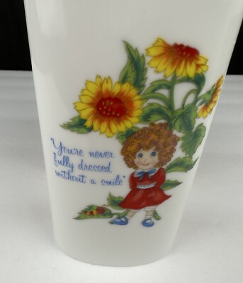 New In Box  Little Orphan Annie 1992 Applause Knickerbocker Toy Co. Ceramic Vase