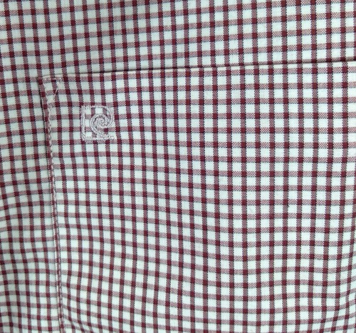 Pierre Cardin Men's Dress Shirt Slim Stretch Fit Burgundy Size 16 New w/o Tags - Picture 4 of 6