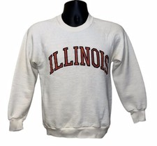 Vtg 80s Jerzees ILLINOIS Youth Sweatshirt University Of Illinois ILLINI  READ 