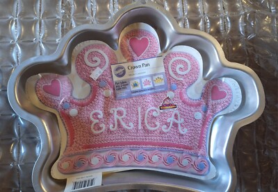 Wilton Crown Cake Pan #2105-1015 Majestic King Queen Princess Prince