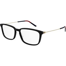 Gucci Men's Eyeglasses Black Plastic/Metal Rectangular Shape Frame GG1056OA 001