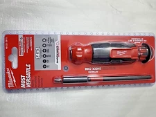 Milwaukee 48-22-2915 14-in-1 Multi-Bit Screwdriver W/ SHOCKWAVE Impact Duty Bits