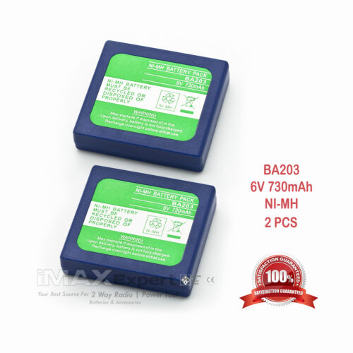 2x 6V 730mAh Ni-Mh remote battery for HBC FUB03, FUB3A, BA203060 - 第 1/8 張圖片