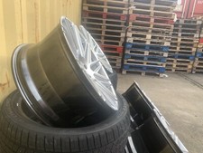 SILVER 22” RANGE ROVER STYLE ALLOYS + TYRES VOUGE SPORT 5x120 5X108 EVOQUE HPS