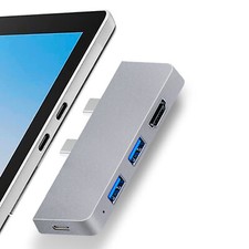 Black/Silver Docking Station Spare Parts for Surface Pro9 X Type-C to HDMI