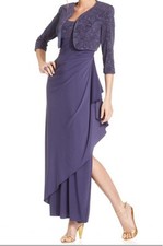 Mother Of Bride Groom Women's Wedding evening Prom Women Jacket dress size18 USA