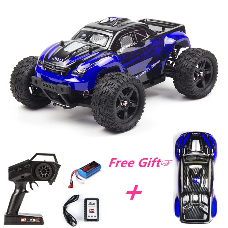 RC Remote Control Big Wheel Monster Truck Off Road Kids Toy Car Gift With  Lights