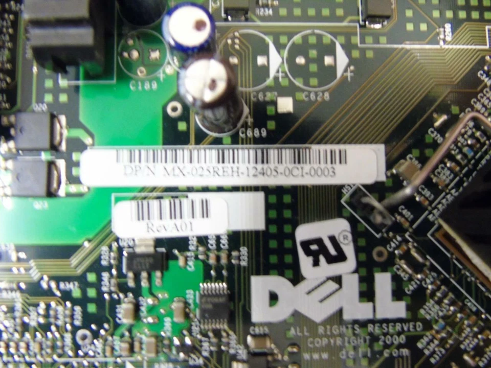 Dell Dimension 8100 Desktop System ATX Motherboard - Intel Socket 423 MX-025REH - Image 2 of 4