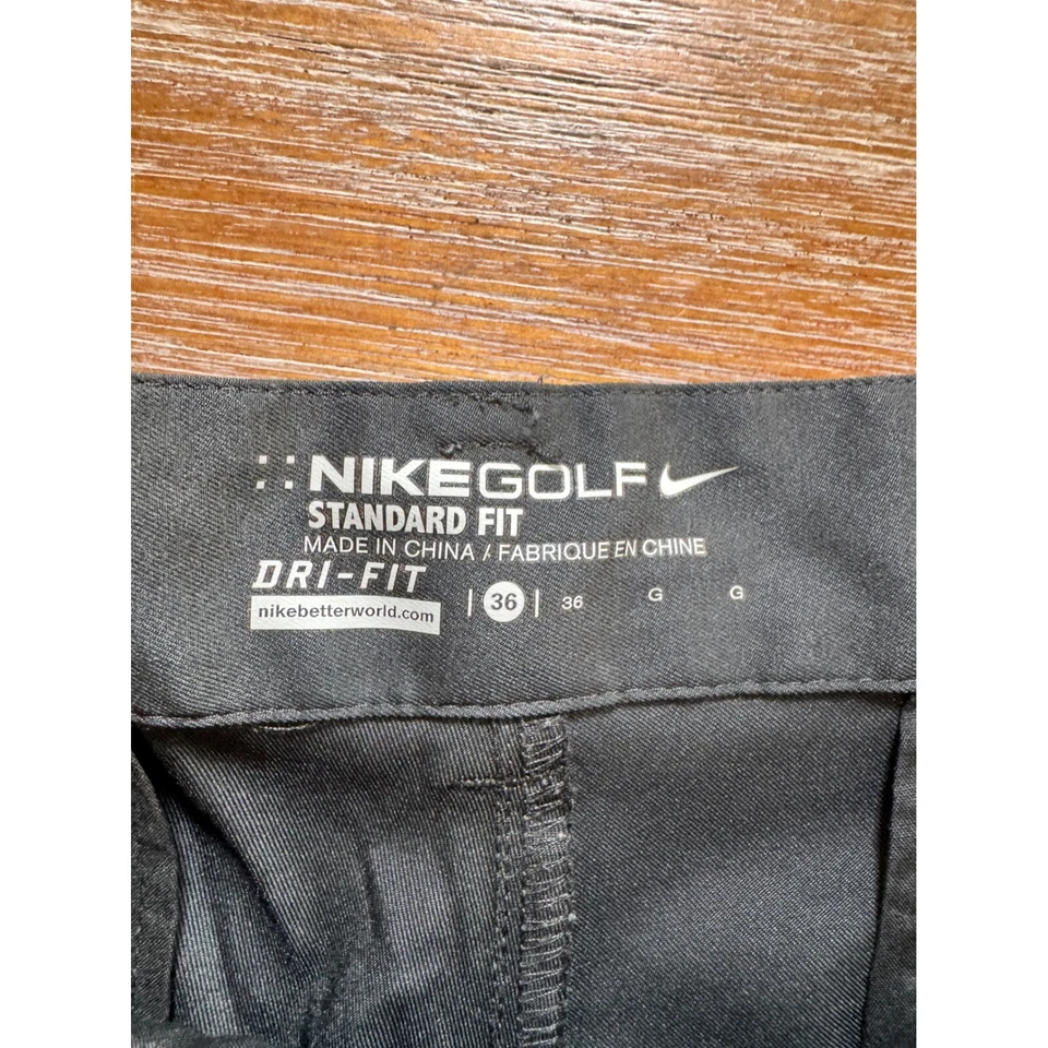 耐克高尔夫标准版 Dri-FIT 短裤 - 黑色运动休闲 36 码 — 第 3/4 张图片