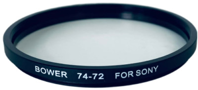 Bower Adapterring Für Sony Objektiv 74mm Auf 72mm, Schwarz, 2 Stück, GBATSYH9R