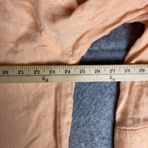 Tommy Bahama Shirt Mens Large Orange Plaid Linen Button Up Long Sleeve - Picture 10 of 11