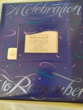 HALLMARK 3-RING PHA7122 "CELEBRATION TO REMEMBER" SELF-ADHESIVE SCRAPBOOK ALBUM